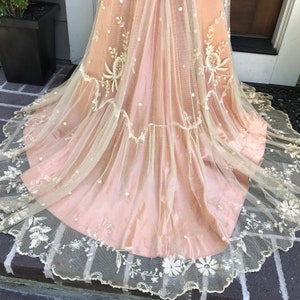 18341 Grey Shimmer Tulle Train Dress