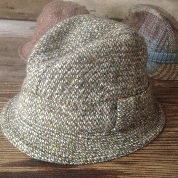 Donegal Irish Wool Tweed Hat Country Wool Cap