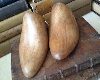 French Wooden Shoe Trees Vintage Forms Shoe Stretcher