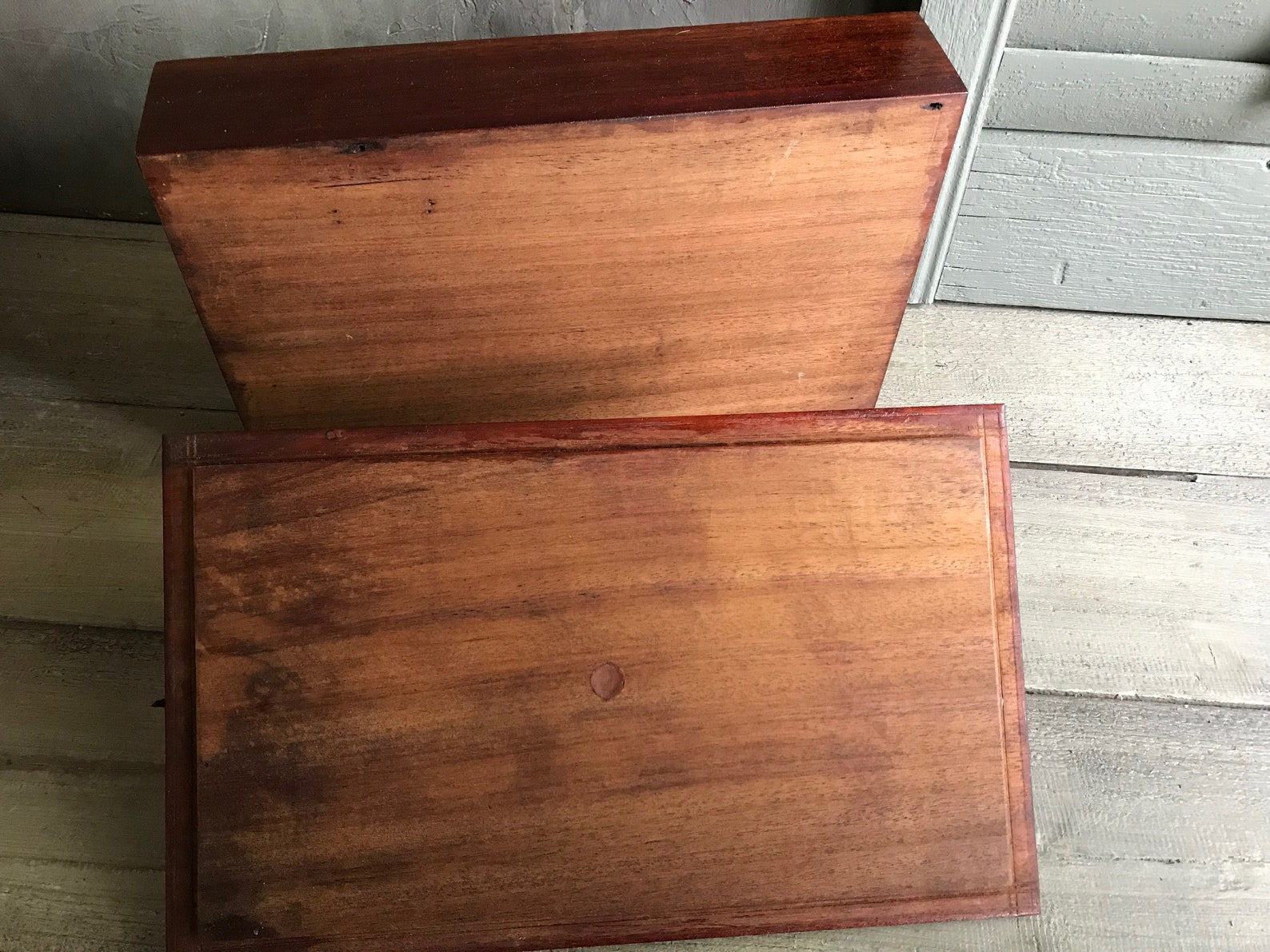 Wood Duck Box Handcrafted Duck Decoy Storage Box Library Etsy