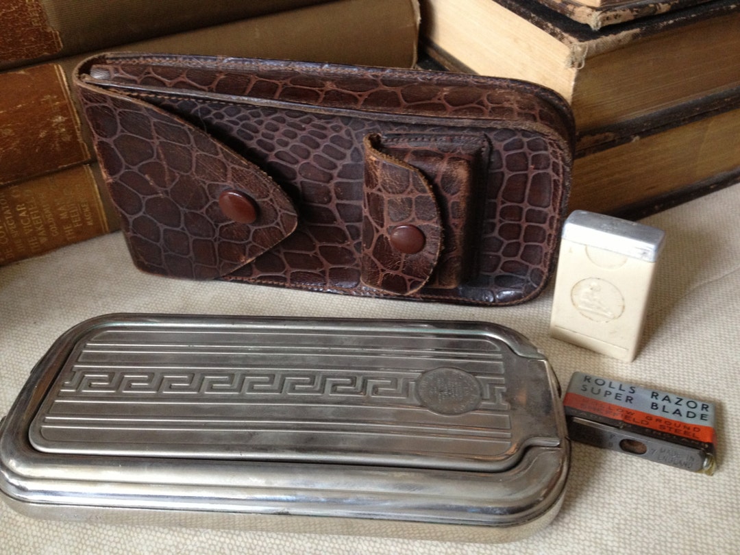 Rolls Razor Leather Travel Case Sheffield England - Etsy UK