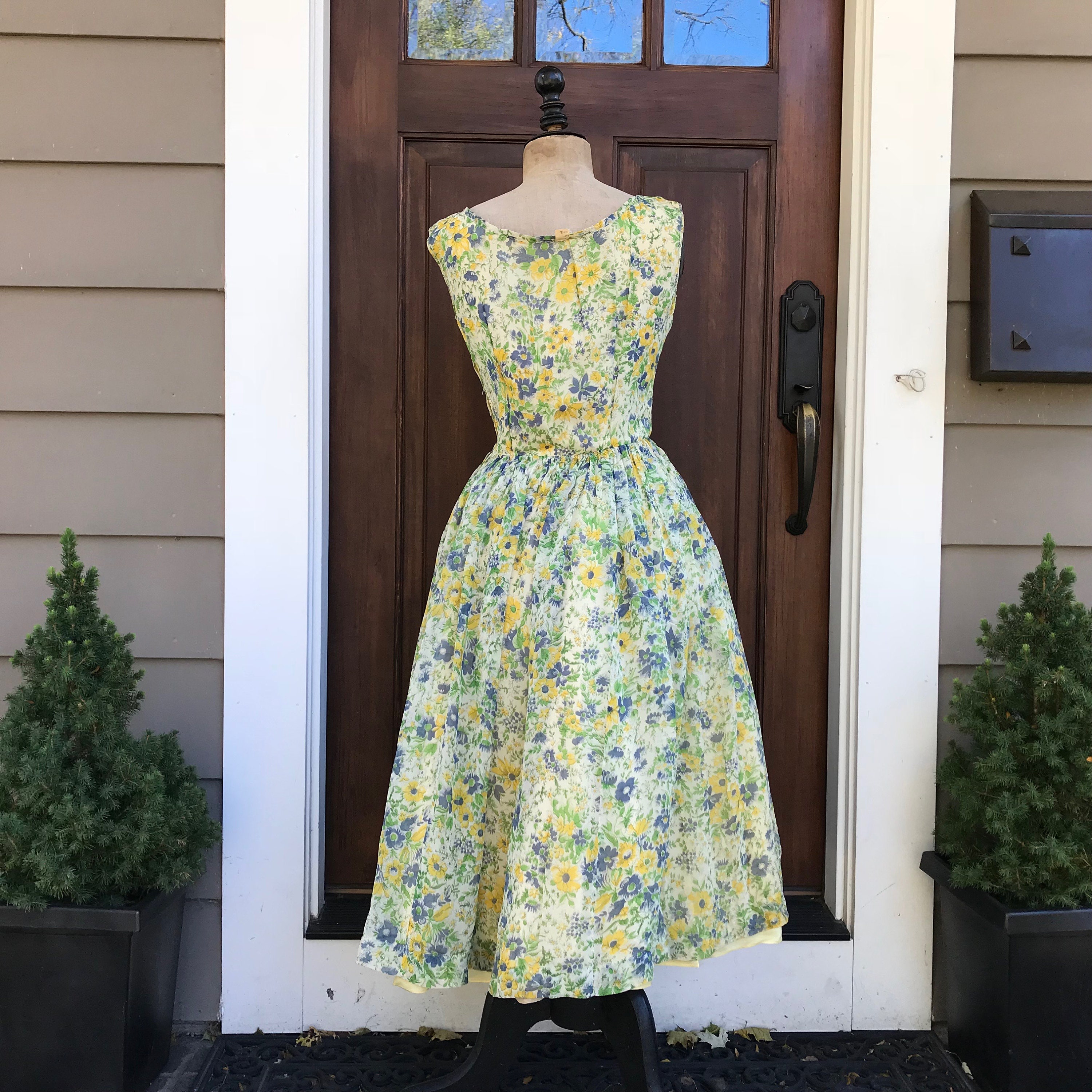 mid century cocktail dress