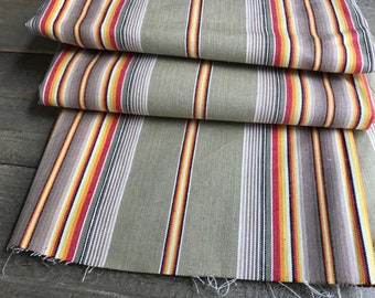 24インチ×42インチ 美しいストライプ柄 ヴィンテージ ティッキング生地