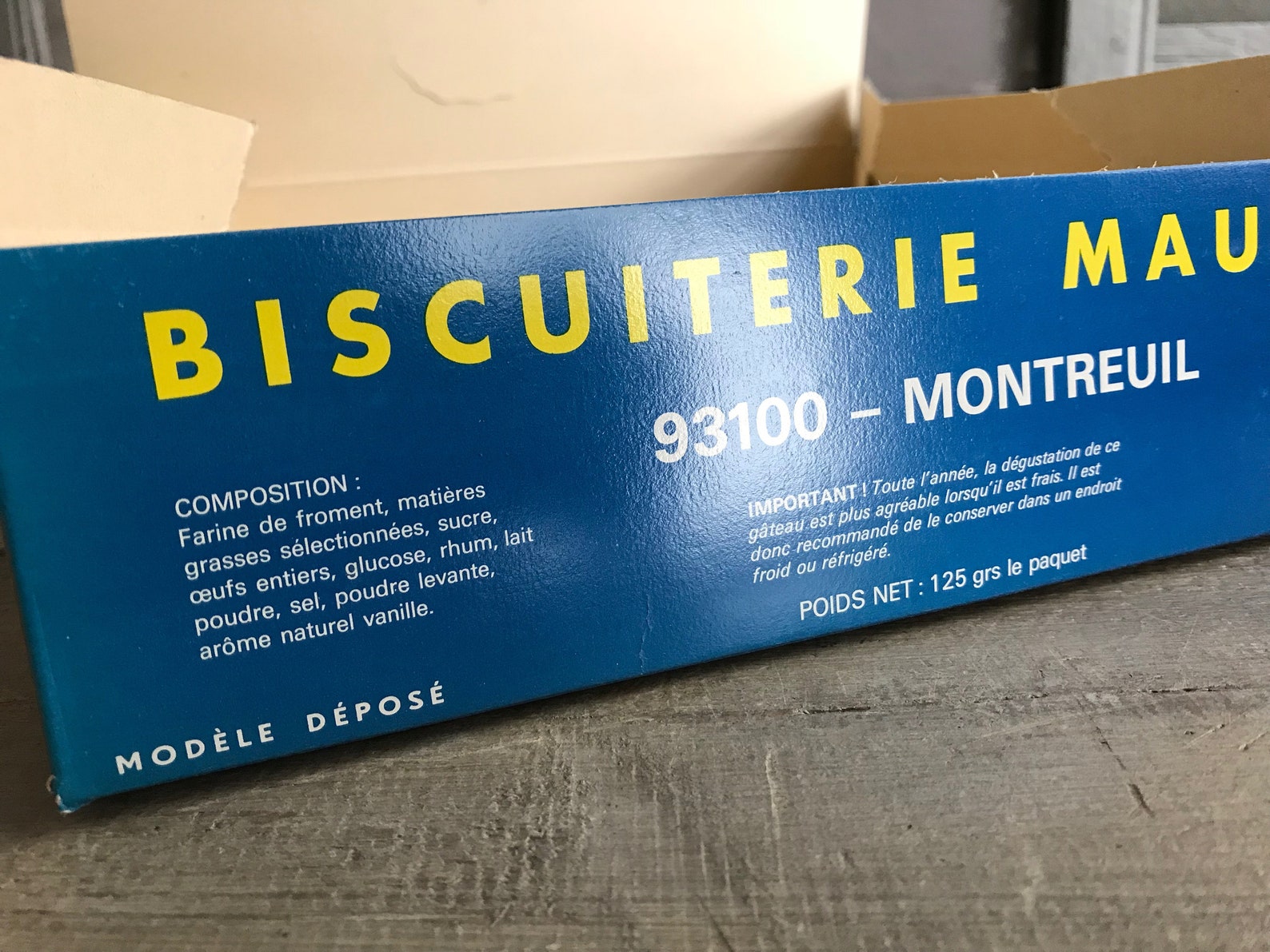 1950s French Bakery Cake Box Presentation Box Maurice Cake Etsy