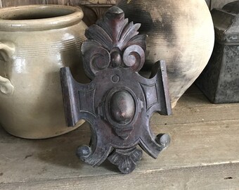 フランス建築用木製飾り板、ペディメント、彫刻入り木製家具、壁掛け