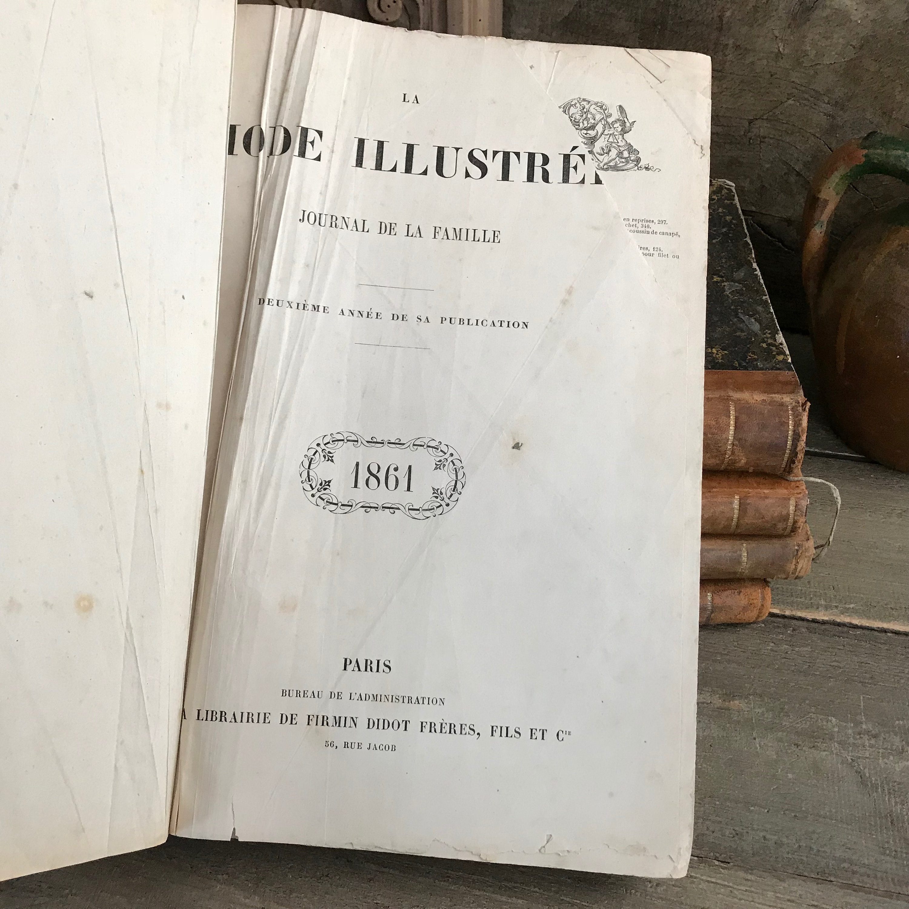 19 世紀フランスの革製本、1860 年代の La Mode Illustrée