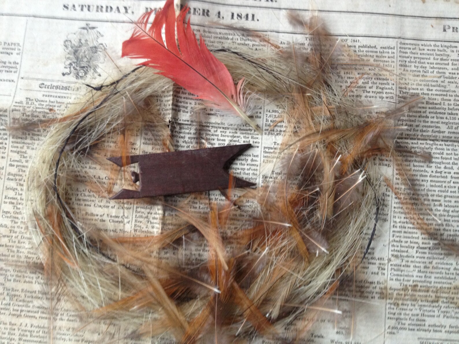 Fly Fishing Lure Making Tool 1840s Fishing Primitive Handmade Etsy