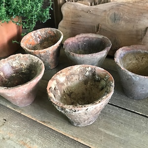 1 French Resin Terracotta Pot, Garden, Planter Rustic French Farmhouse, 5 Available, Sold by Each