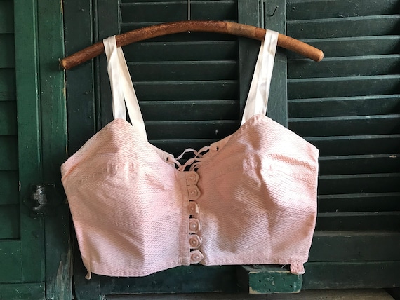 1950s French Bustier, Corset Brassiere, Foundation