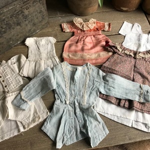 French-Inspired Cotton Court Embroidered Doll Dress