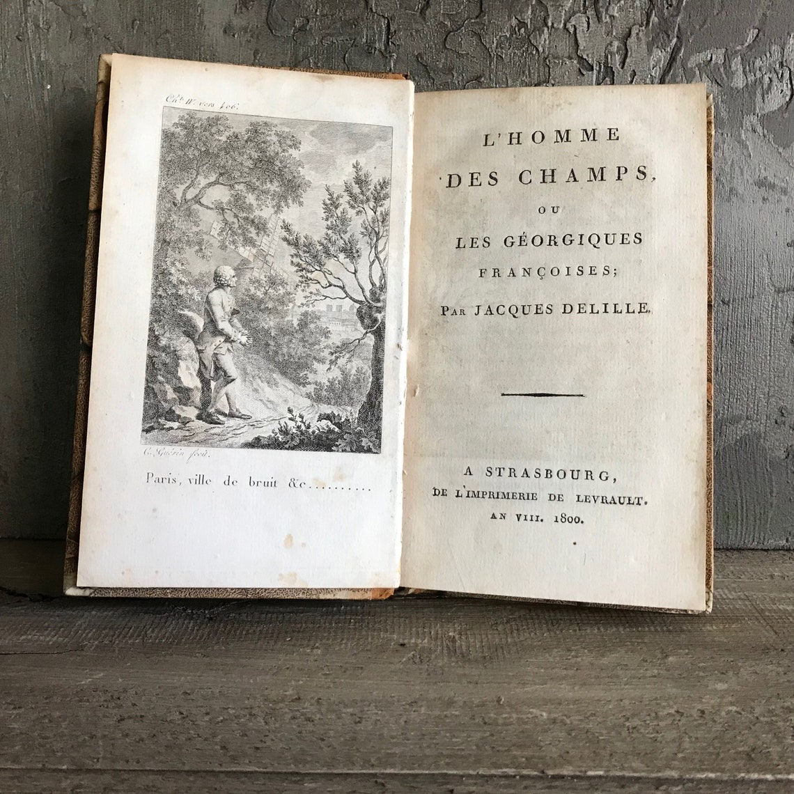 Dated 1800 French Poetry Book Antiquarian L'homme Des Etsy Singapore