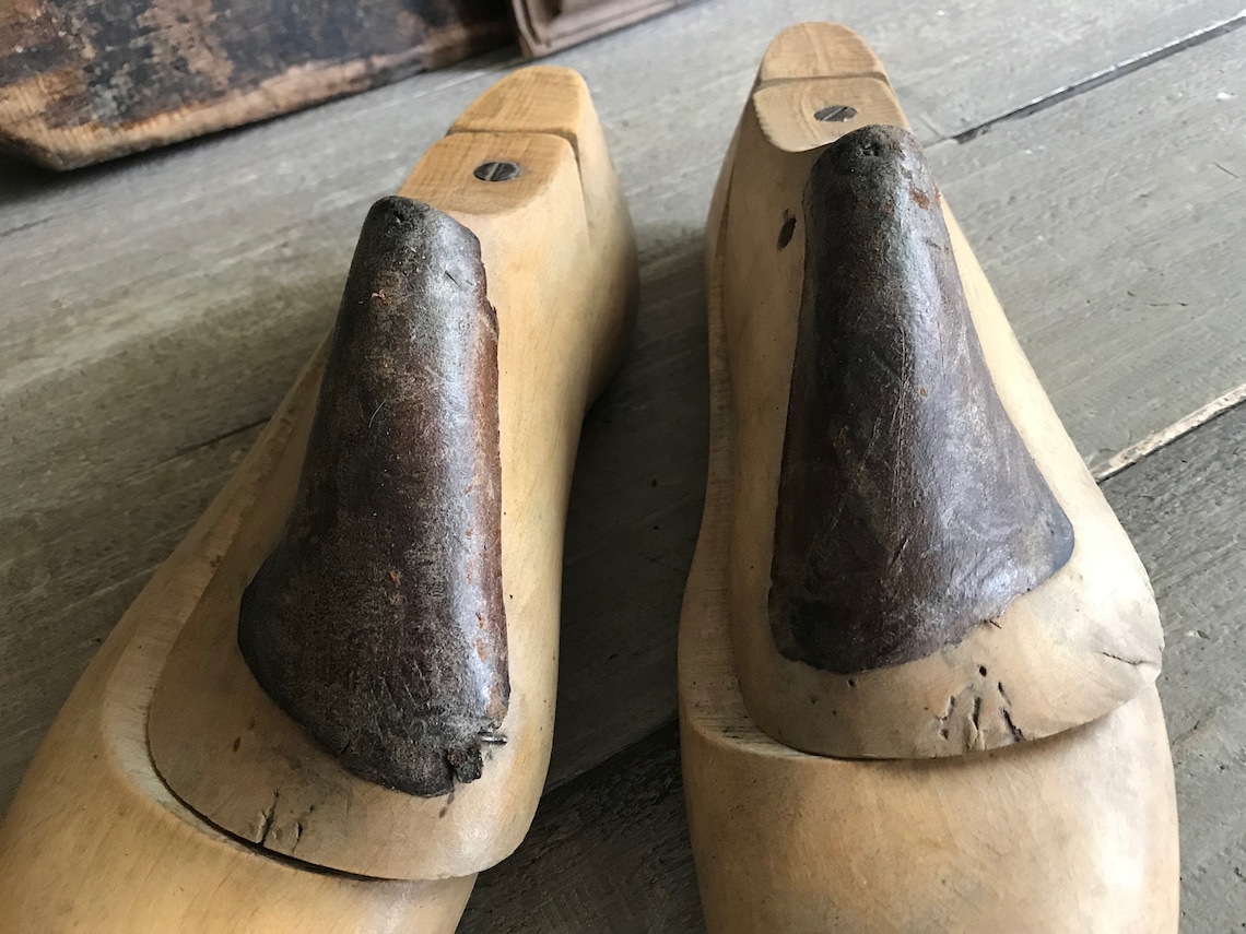 1 Antique French Shoe Lasts Pair Moules A Chaussure | Etsy