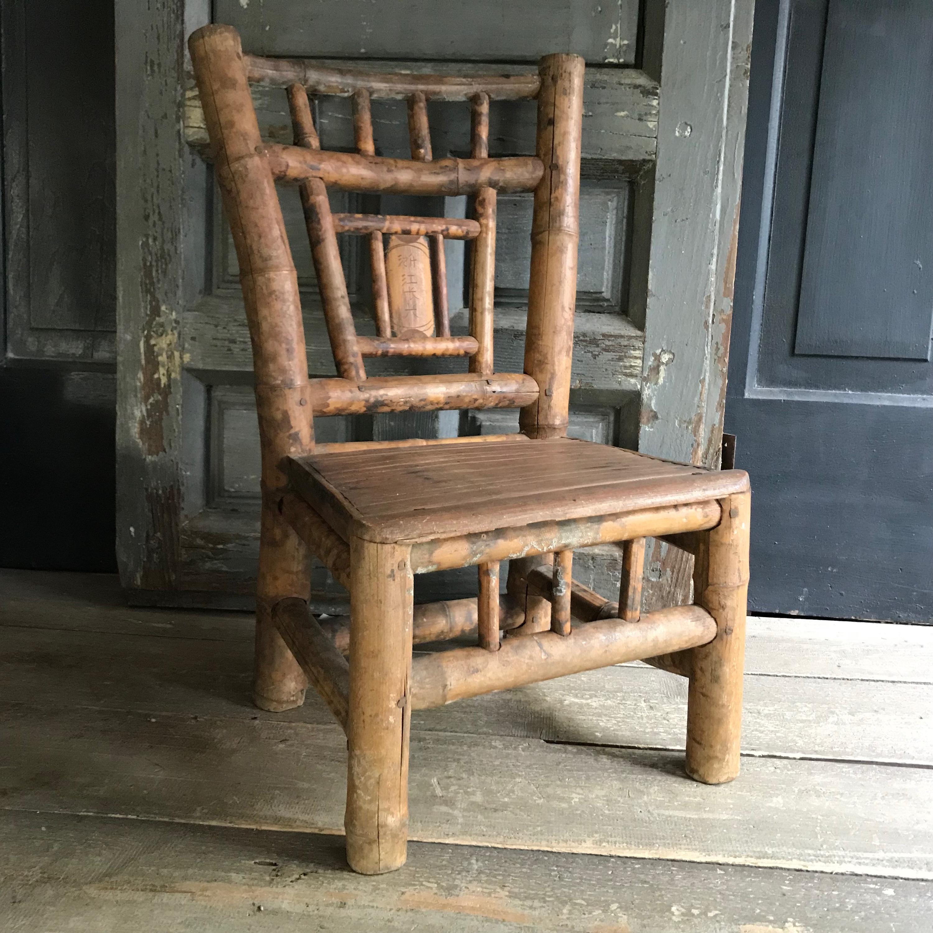 Antique Japanese Chair - Etsy