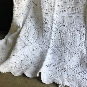 Antique Provence Knit Skirt, Handmade, French Farmhouse, Summer Beach Wear image 2