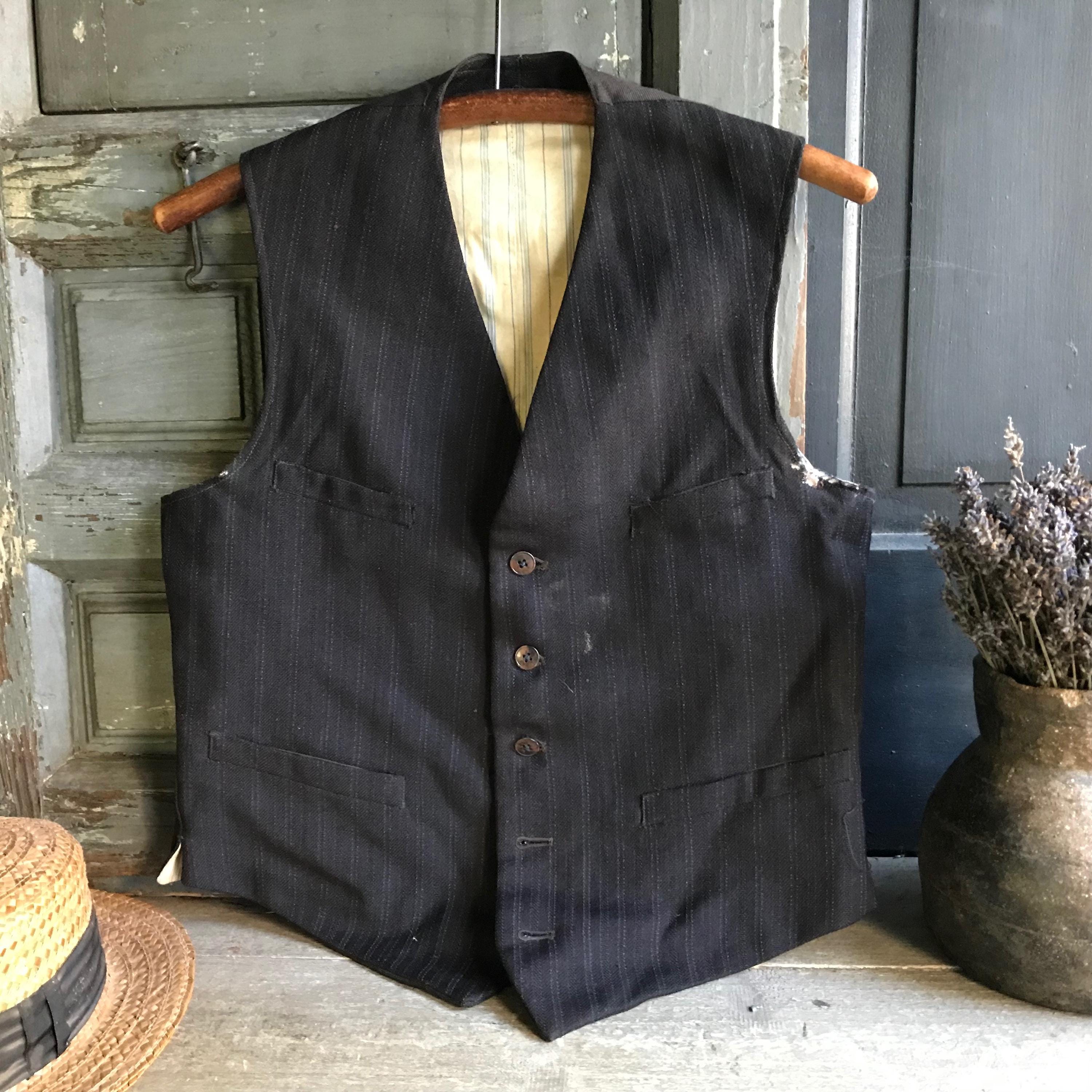 French Vintage Gilet - Etsy