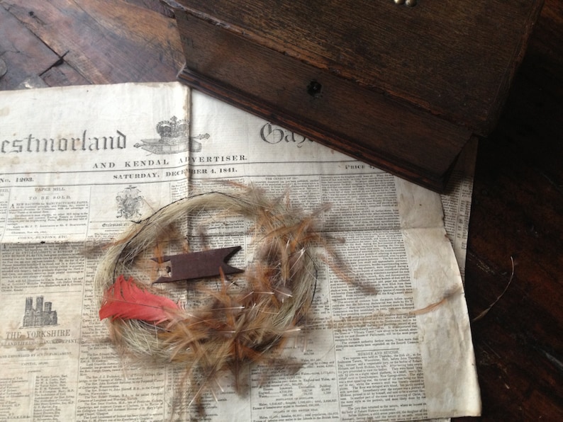 Fly Fishing Lure Making Tool 1840s Fishing Primitive Handmade Etsy