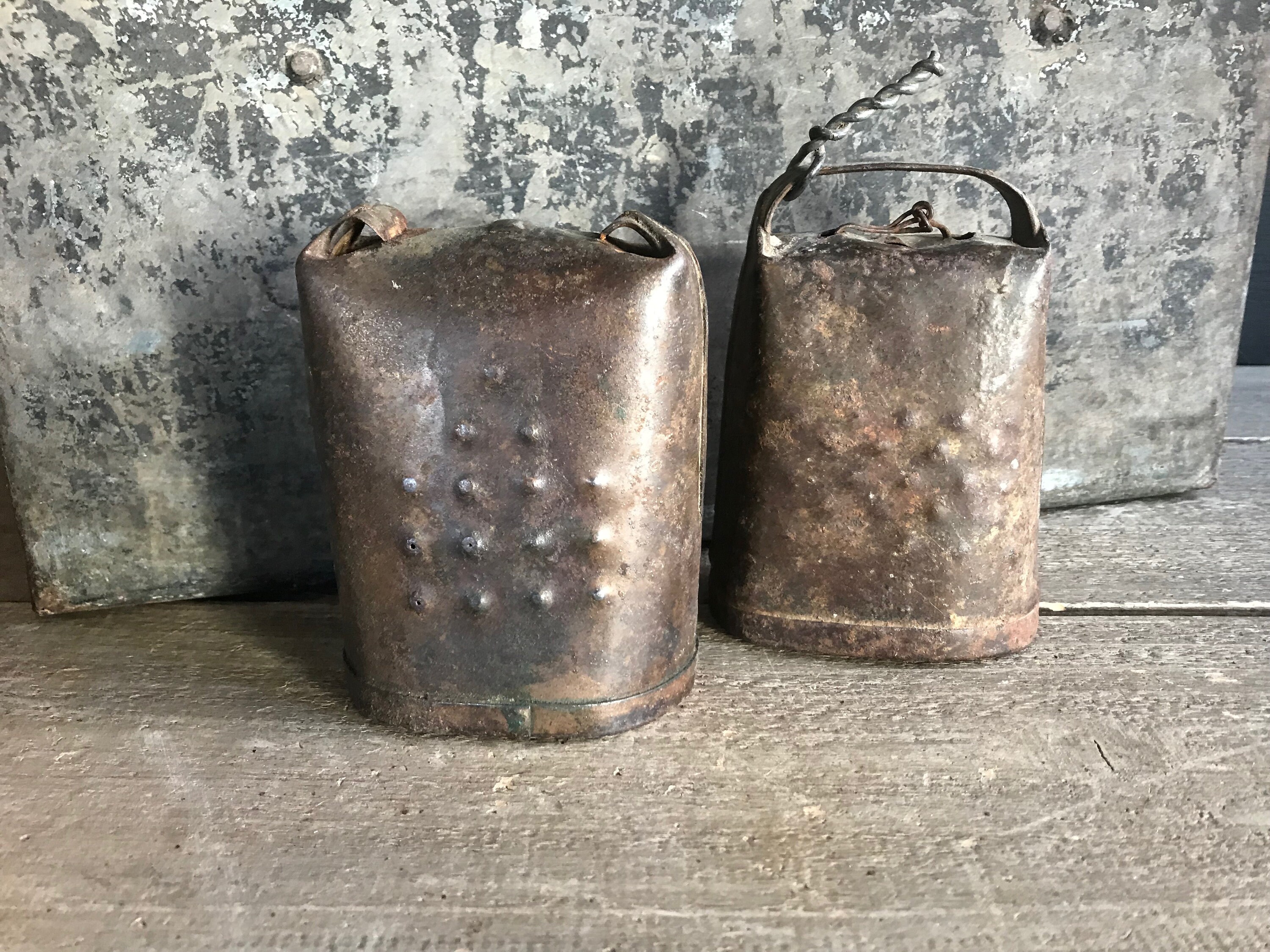 Vintage Brass Bell With Horseshoe Mount. Made in Japan. Ranch Bell