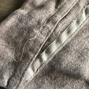 1 fransk ullflanellväst, Flanelle de Sante, Reims, Herrkläder, Sysslor, Långkalsonger, Bondgård, Nybyggare bild 9