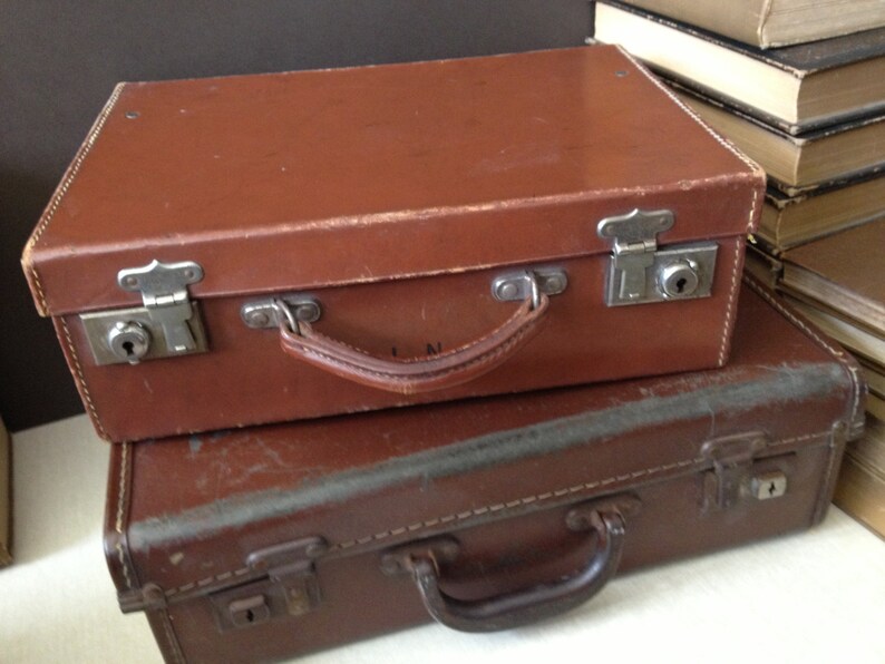 Vtg British Made Luggage // Briefcase // Suitcase // Cheney Etsy