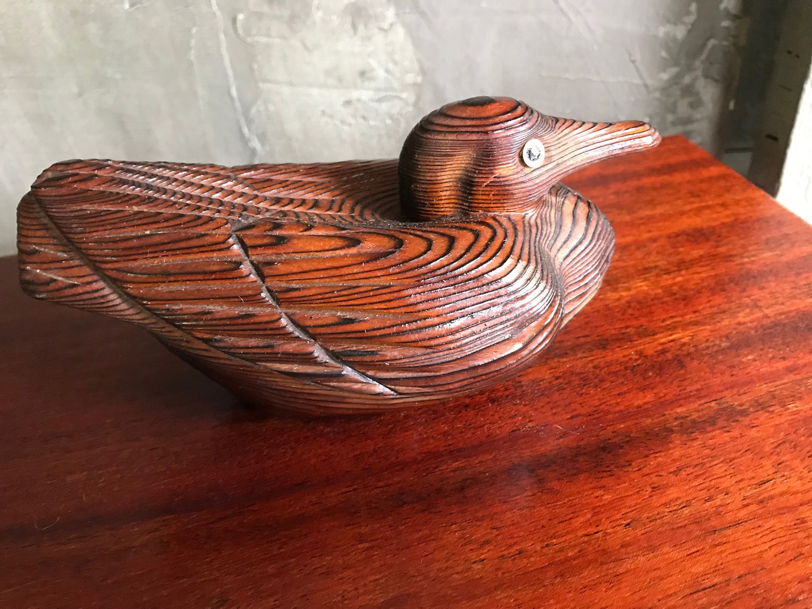 Wood Duck Box Handcrafted Duck Decoy Storage Box Library Etsy