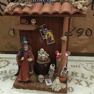 witch shed with all of her things for spells and potions