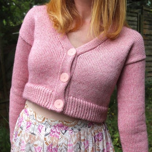 Girlfriend Cardigan Sweater and Dress Knitting Pattern and