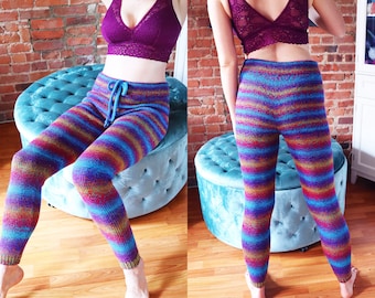 Ombre All Day Knitted Pants and Leggings Knitting Pattern