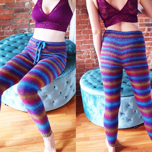 Ombre All Day Knitted Pants and Leggings Knitting Pattern