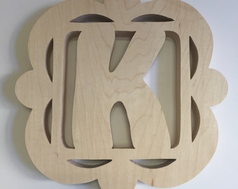 Initial Monogram Trivet Hot Pad
