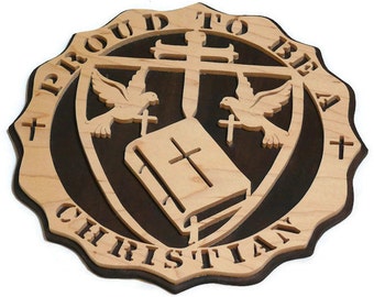 Proud Christian Wall Plaque