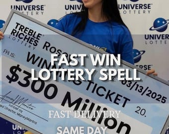 Fast Win Lottery Spell, Luck Spell, Lottery Manifestation, Fortune Ritual, Money Attraction Spell