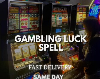 Gambling Luck Spell, Casino Luck Spell, Fortune Ritual, Lucky Energy Spell, Prosperity Ritual, Custom Spiritual Spell