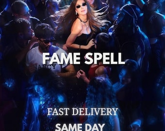 Fame Spell, Success & Recognition Spell, Popularity Ritual, Career Manifestation, Good Fortune Spell, Custom Spiritual Spell