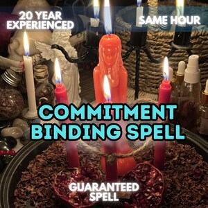 Commitment Binding Spell, Love Commitment Ritual, Relationship Binding Spell, Marriage Intention, Loyalty Ritual, Custom Love Spell