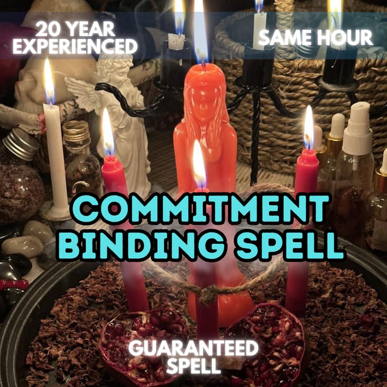 Commitment Binding Spell, Love Commitment Ritual, Relationship Binding Spell, Marriage Intention, Loyalty Ritual, Custom Love Spell image 1