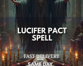 Lucifer Pact Spell, Lucifer Ritual, Dark Spiritual Ritual, Shadow Work Spell, Personal Power Ritual