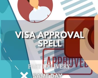 Visa Approval Spell, Travel Blessing Ritual, Opportunity Spell, Success Manifestation, Good Fortune Ritual, Custom Spiritual Spell