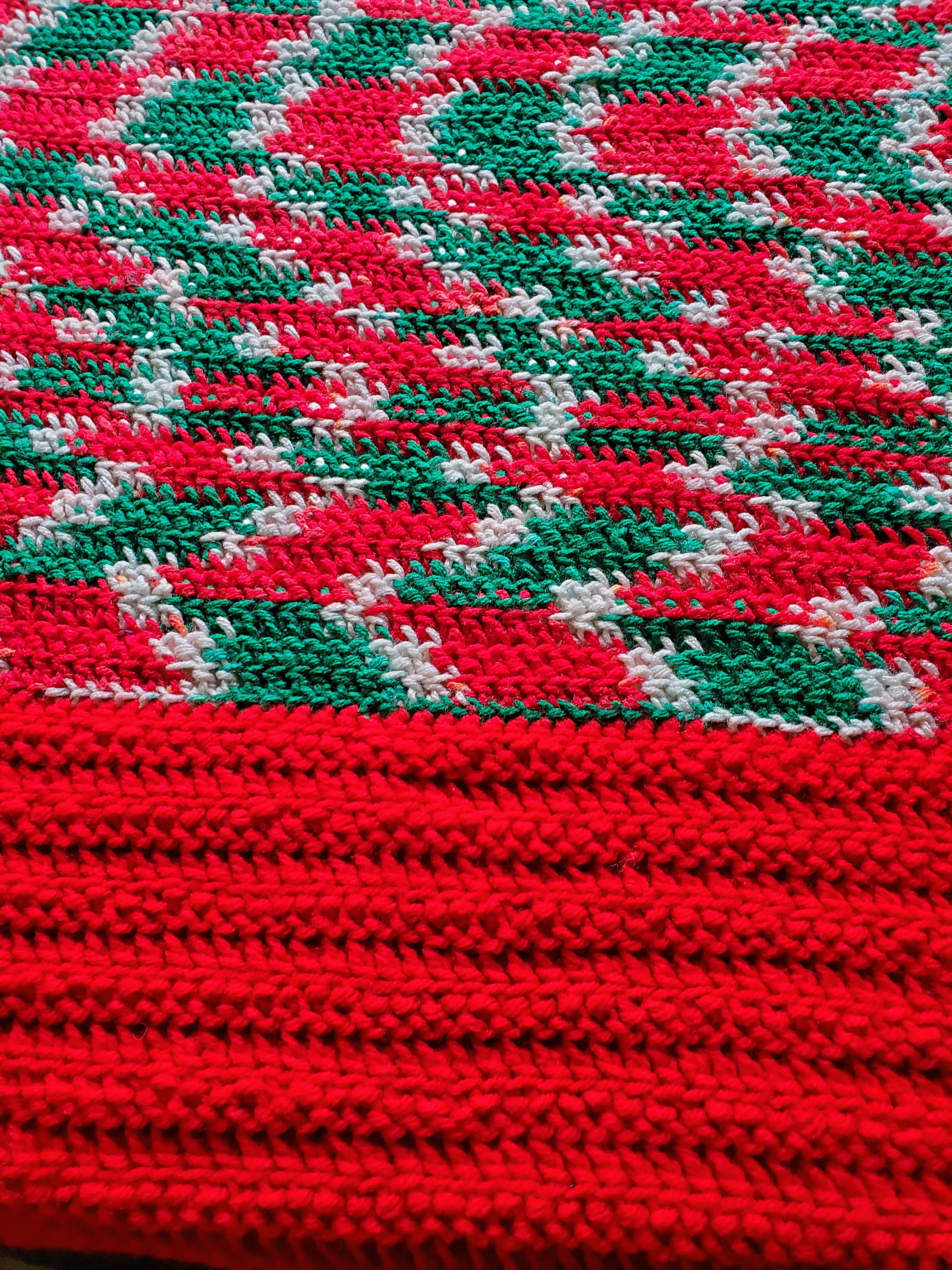 Christmas blanket Etsy