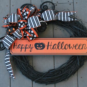 Happy Halloween Wreath image 1