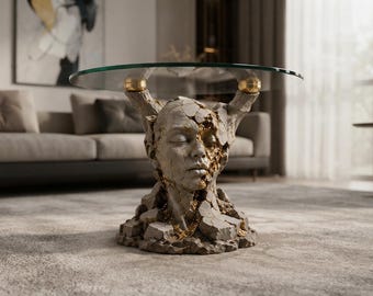 Stone Keeper Sculptural Coffee Table Base