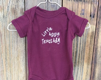 Texas A&M Little Aggie Maroon Bodysuit