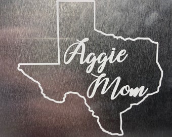 Texas A&M Aggie Mom Decal