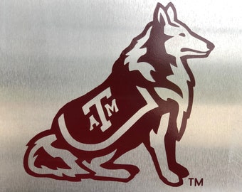 Texas A&M Reveille Decal