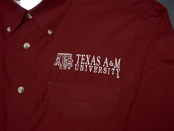 Long Sleeve Texas A&M University Fishing Shirt Sizes up to 6XL