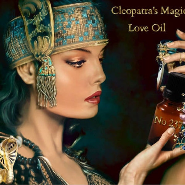 Queen Cleopatra oil. Love desire ancient Egypt 10ml essential oils rose evening primrose frankincense  and more . Gifts for Her