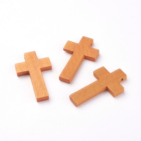 Wholesale Craft Mini Wooden Hand Stained Easter Crosses 2 X 3