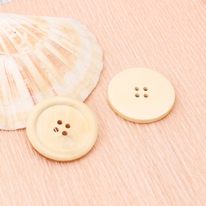 Large Wooden Buttons 5cm, Giant Wooden Buttons, Natural Wood Buttons, Large  Coat Buttons, 2 Inch Buttons, 50mm Buttons, UK Sewing Supplies 