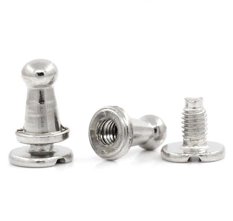 50 Silver Rivet Stud Spikes 9mm x 6mm Metal Screw Back Etsy