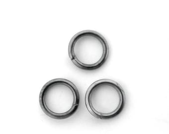 Gunmetal Open Jump Rings - 5mm x 0.7mm  - Jump Rings Silver - Lead Nickel Free -100/1200pieces  (05521)