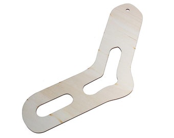Wood Sock Blockers For Adults - Medium - Stocking Stretchers - Wooden Sock Boards (b0094774)